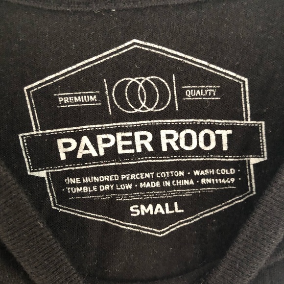 Paper Root Clothing | Trill Bill Graphic Tee | S - Picture 3 of 5